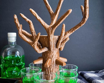 Distributeur de shots de fête Shottree avec 6 verres