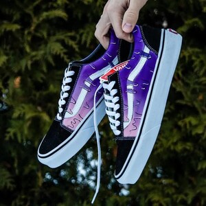 custom purple vans