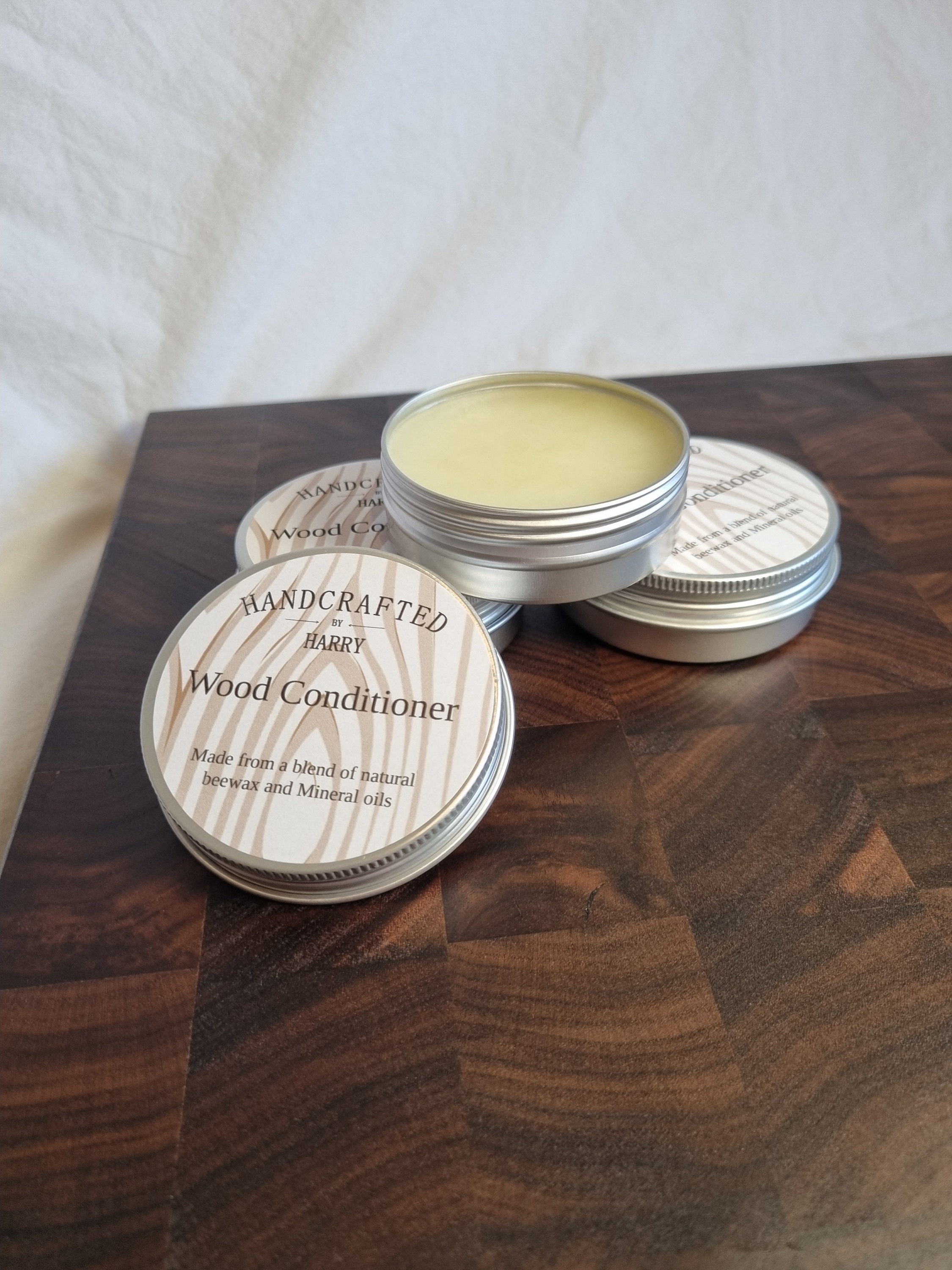 Board and Spoon Wood Wax 2 Oz Organic Beeswax and Mineral Oil Conditioner  and Wood Butter, Made in USA 