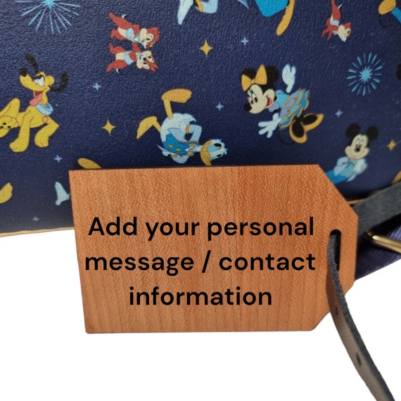 Disney Themed Luggage Tags Disney Bound Luggage Tags Personalised Luggage Tags Contact Details for Luggage Walt Disney Inspired Tag Etsy UK