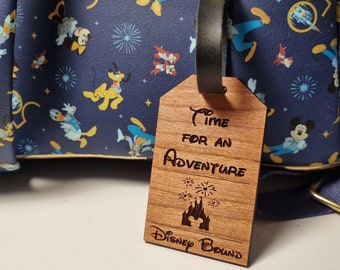 Disney Themen Gepäckanhänger - Disney gebunden Gepäckanhänger | Personalisierte Gepäckanhänger | Kontaktdaten für Gepäck | Walt Disney Inspiriert Anhänger