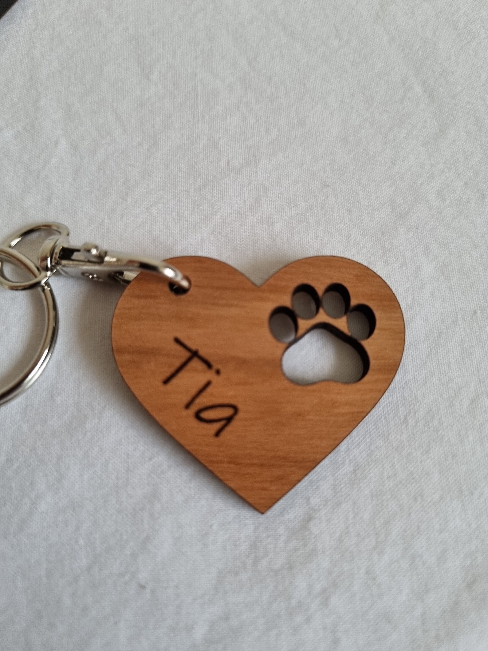 Buy personalised dog paw print keyring Factory Sale In Memory Of Pet Dog Cat Ber