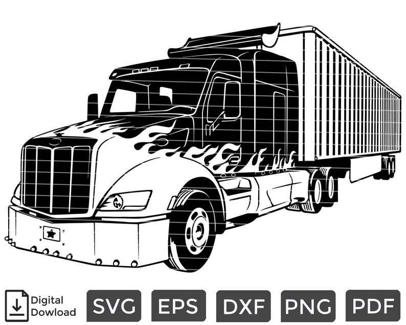 Free Free American Trucker Svg 278 SVG PNG EPS DXF File