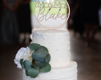 Elegante aangepaste bruidstaarttopper