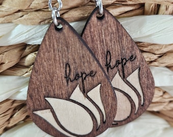 Houten tulpoorbellen voor Parkinsons Awareness Month