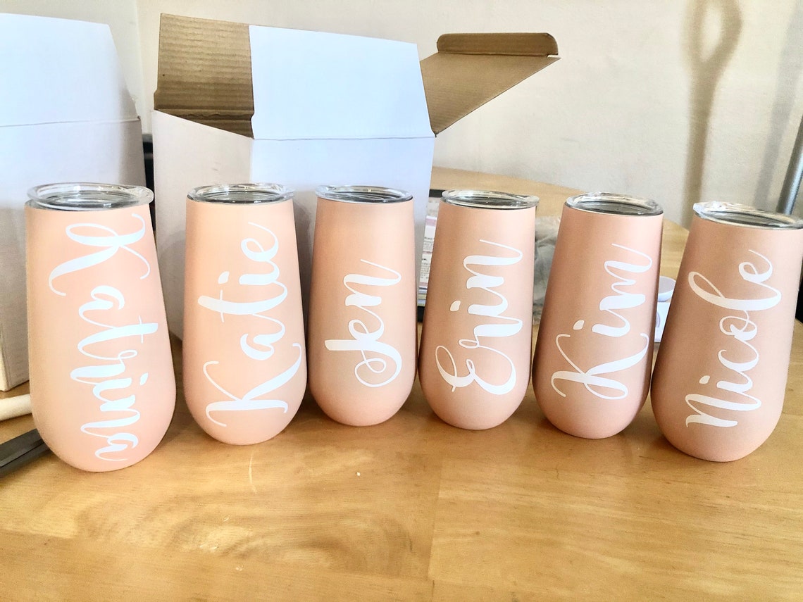 Custom Insulated Champagne Flute Etsy.de