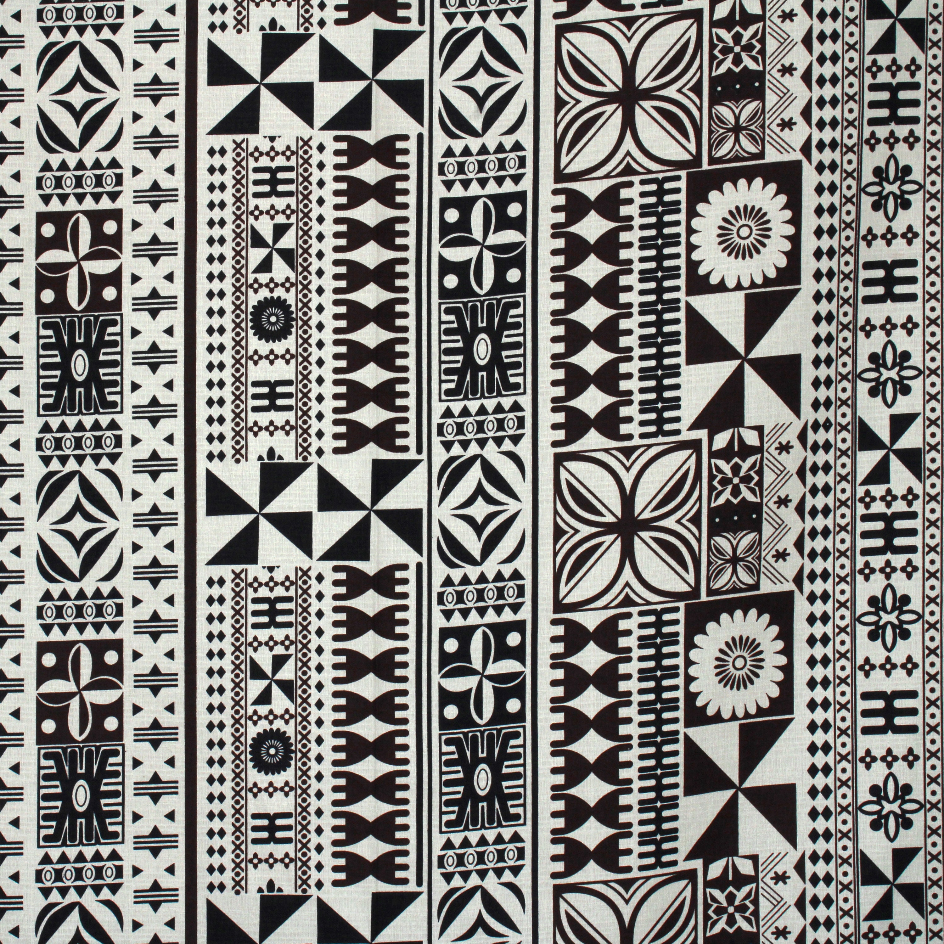 Samoan Design Masi Dobby Cotton Print Fabric Tapa | Etsy
