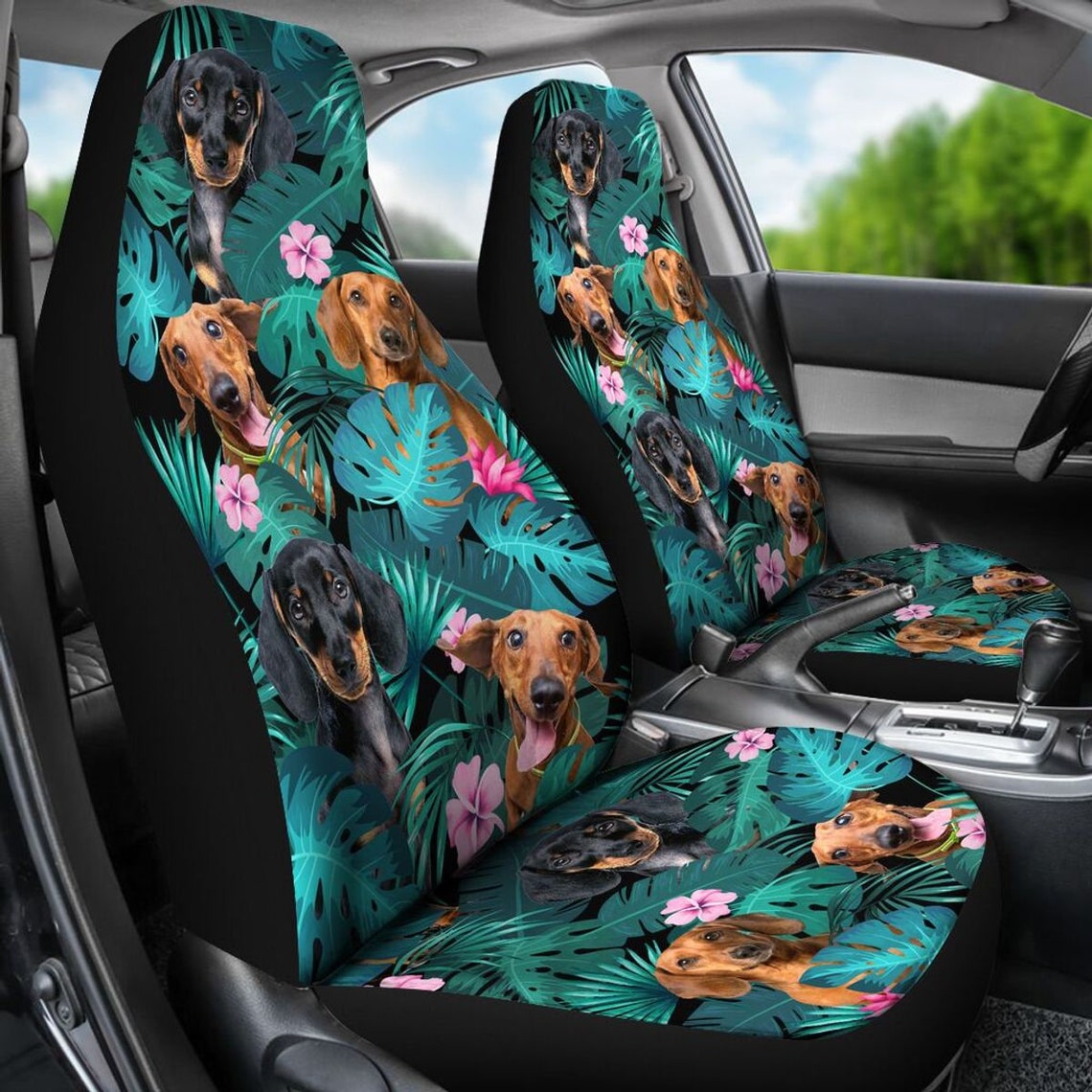 Dachshund Seat Covers Exotic Animal Car Seat Covers Animal Etsy