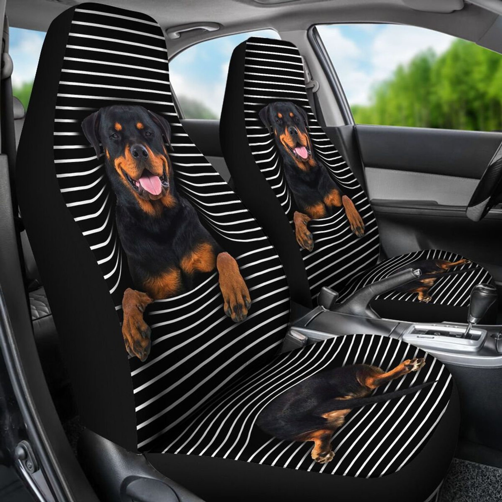 Discover Rottweiler Seat Cover1 Dogs Seat Cover