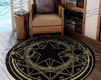 4' Round Round Rug Moon Dreamy Evening Fireworks Silhouette Non-Slip Backing Round Area Rug Living Room Bedroom Study Children Playroom Carpet Floor Mat 4' Round Round Rug Moon Dreamy Evening Fireworks Silhouette Non-Slip Backing Round Area Rug Living Room Bedroom Study Children Playroom Carpet Floor Mat