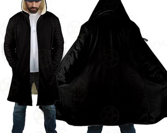 hooded cloak jacket