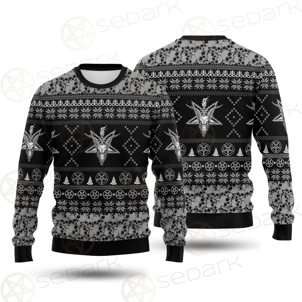 satanic xmas sweater
