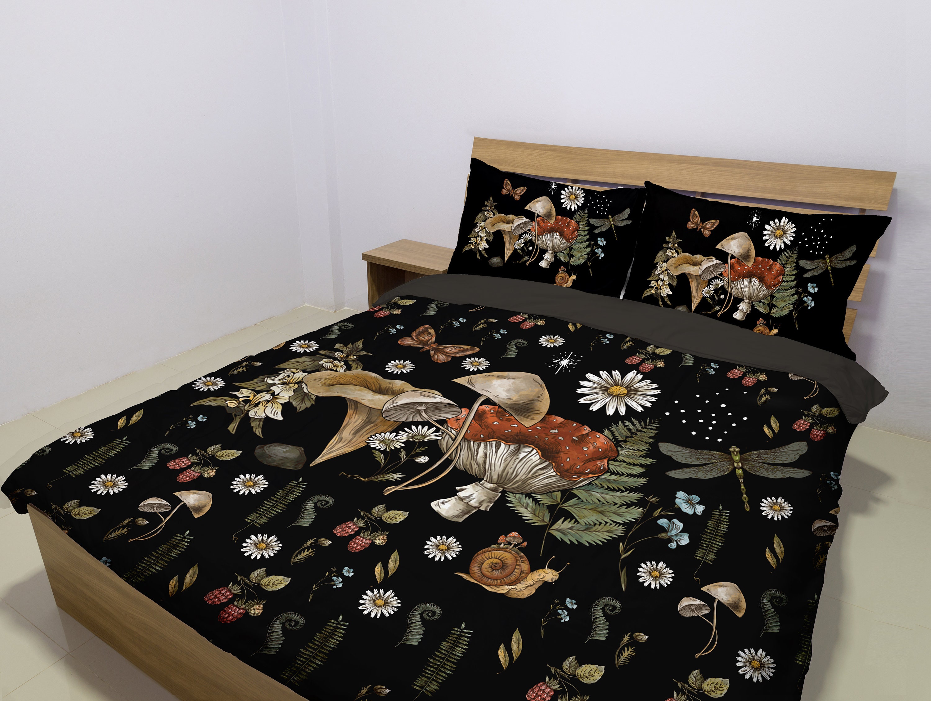 Mushroom Bedding - Etsy