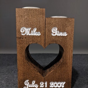 Personalized Decorative Tea Light Candle Holder