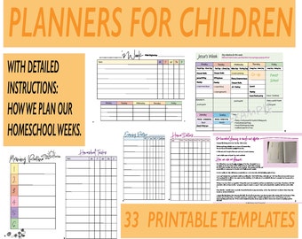 HOMESCHOOL PLANNER TEMPLATES