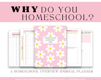 Homeschool Planner - YOUR WHY. Homeschool motivation. Plan your homeschool year.