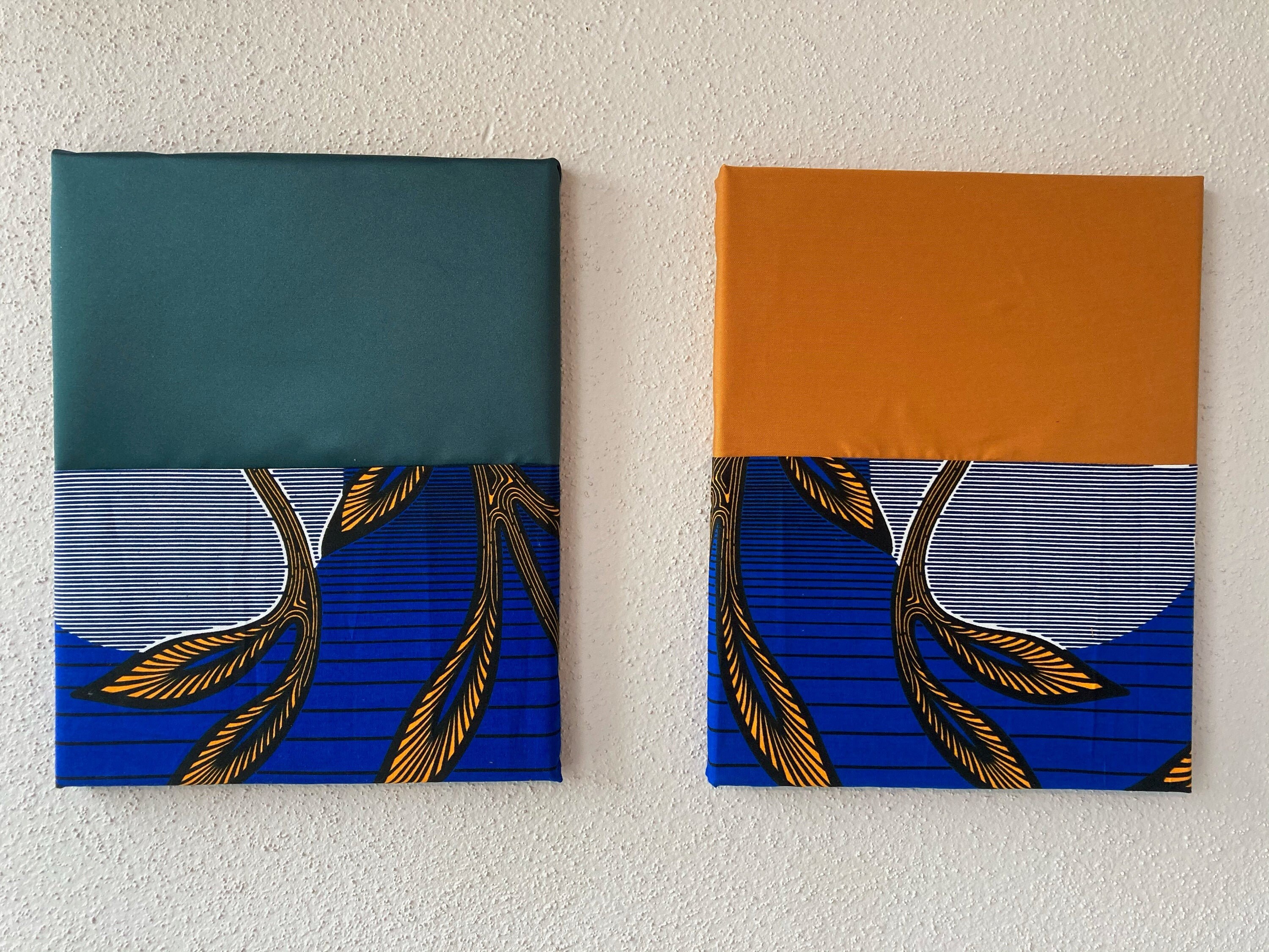 Ankara Canvas Art/African Fabric Wall Art/Ankara Fabric Wall Etsy