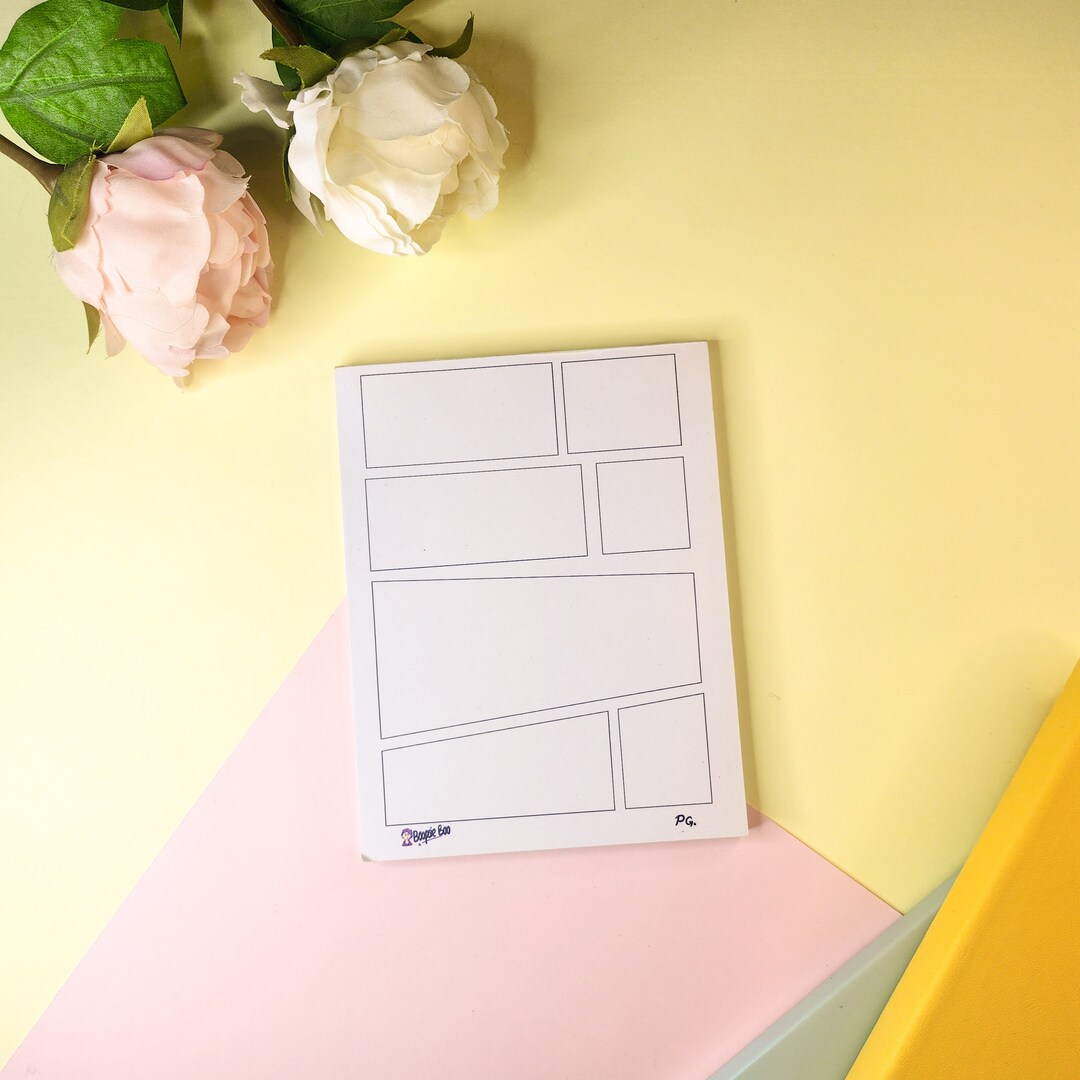 50 Sheets Notepad Manga Notepad 50 Sheets Notepad With Blank Manga Comic Pages - Etsy Canada