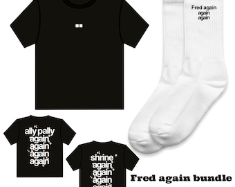 Fred Again Embroidered Socks, Fred Again Again, Embroidered Socks