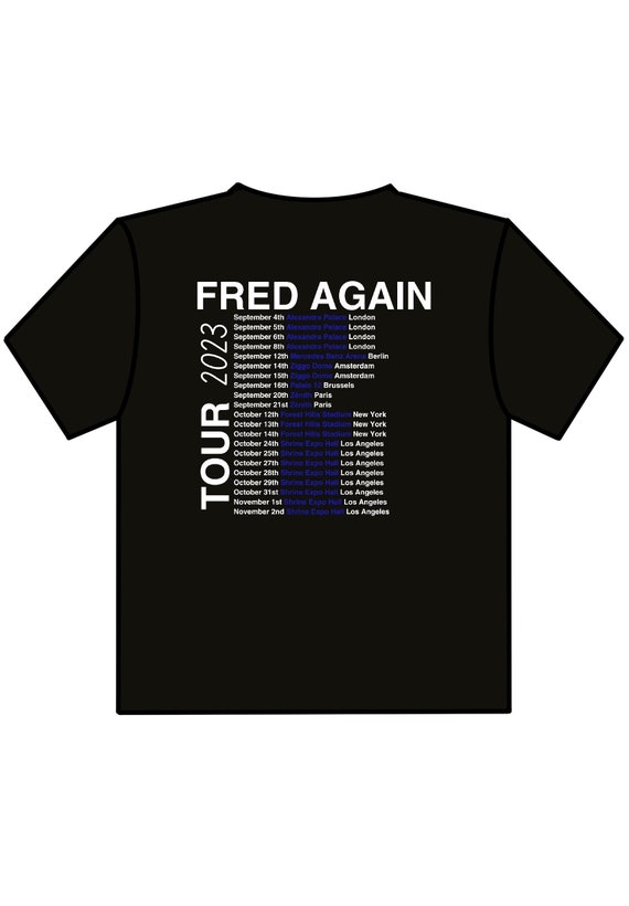 Fred Again… 2023 Tour Inspired Heavy Weight T-shirt, Fred Again