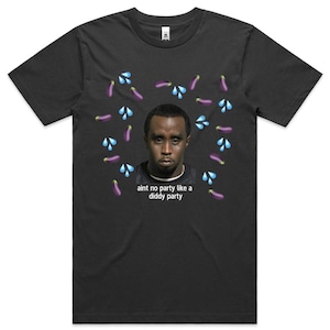 Funny P Diddy Shirt -Meme t-shirt - Hilarious Hip Hop Graphic Tee for Music Lovers - Comedic P Diddy Parody T-Shirt - Unique Rap Fan Gift