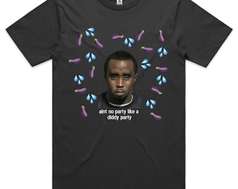 Funny P Diddy Shirt -Meme t-shirt - Hilarious Hip Hop Graphic Tee for Music Lovers - Comedic P Diddy Parody T-Shirt - Unique Rap Fan Gift