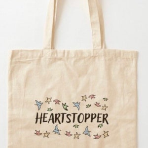 Heartstopper tote bag, charlie and nick, nick and charlie, gay, lgbt