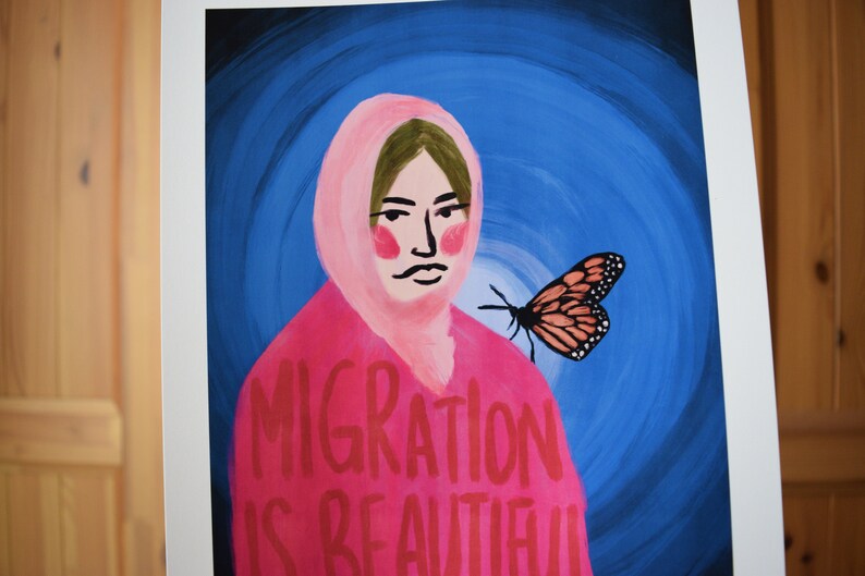 Migration is Beautiful Art Print - Etsy
