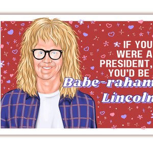Wayne’s World  | Garth Algar | Dana Carvey | Love Anniversary Just Because Card