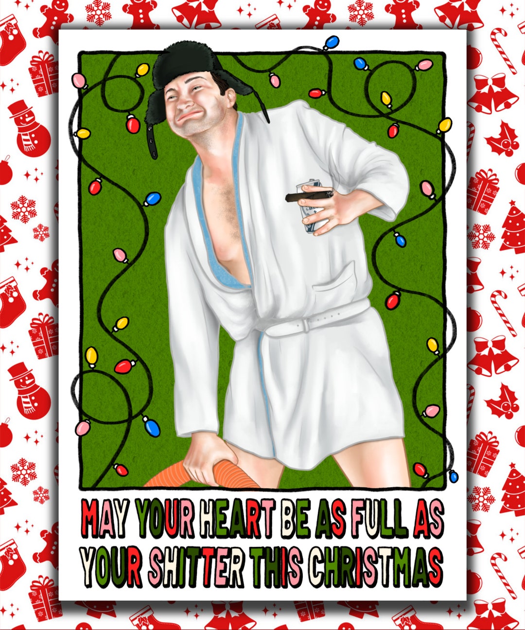 National Lampoons CHRISTMAS VACATION Cousin Eddie Christmas Card ...