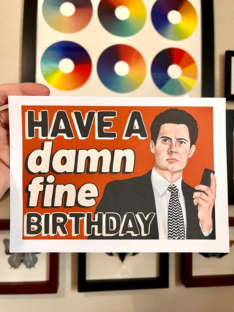 Twin Peaks Agent Cooper Birthday Card image 2