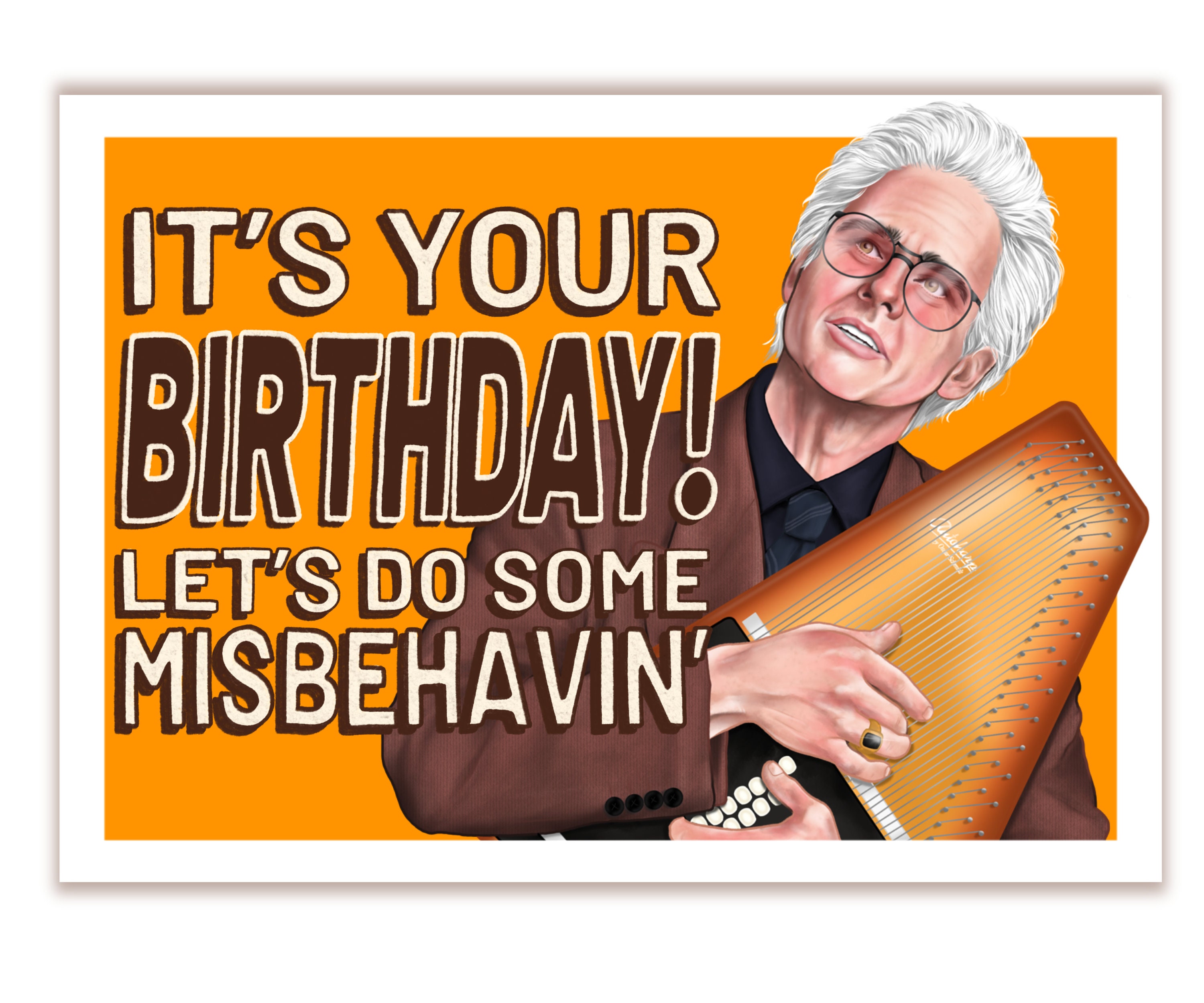 Baby Billy Righteous Gemstones Birthday Card Etsy