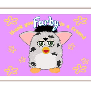 Furby | 90’s | Birthday Card