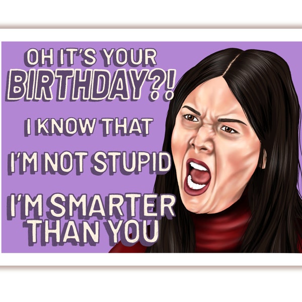 I Think Should Leave  | Patti Harrison | Birthday Card