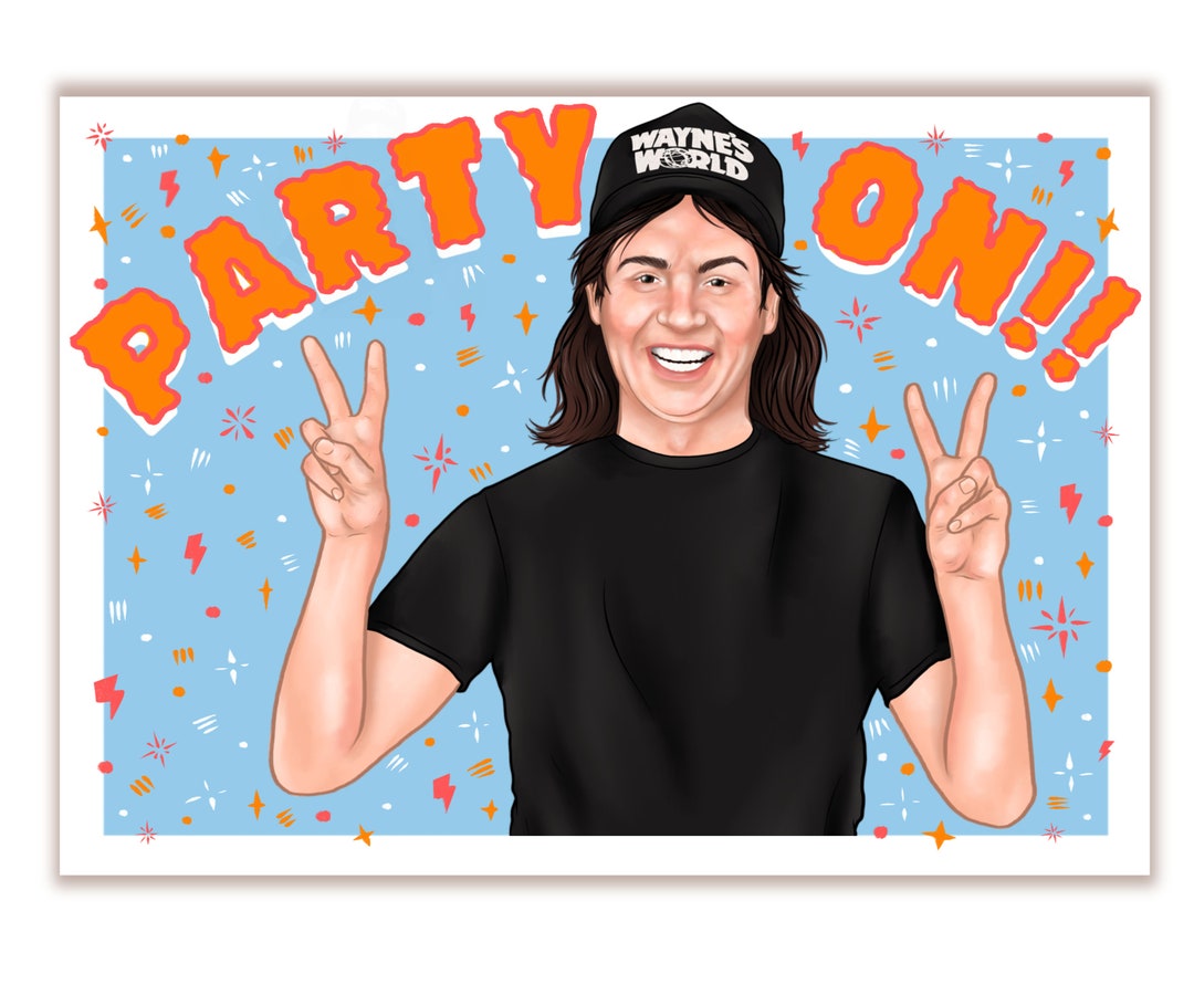 Wayne’s World | Mike Myers | Birthday Card - Etsy