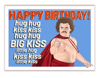 Nacho Libre | Jack Black | Birthday Card