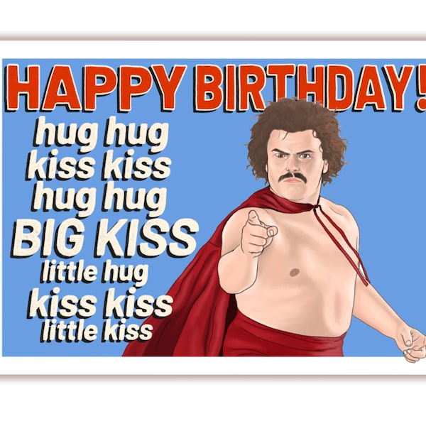 Nacho Libre | Jack Black | Birthday Card