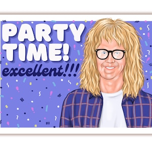 Wayne’s World | Garth Algar | Dana Carvey | Birthday Card