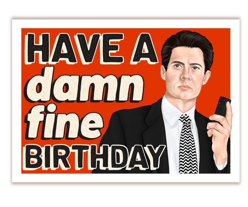 Twin Peaks Agent Cooper Birthday Card image 1