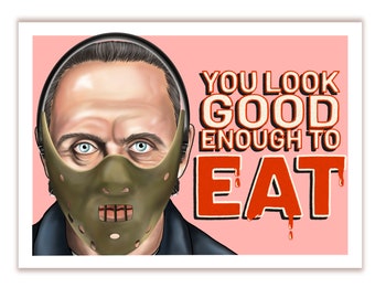 Silence of the Lambs | Hannibal Lector | Anniversary | Valentine’s Day Card