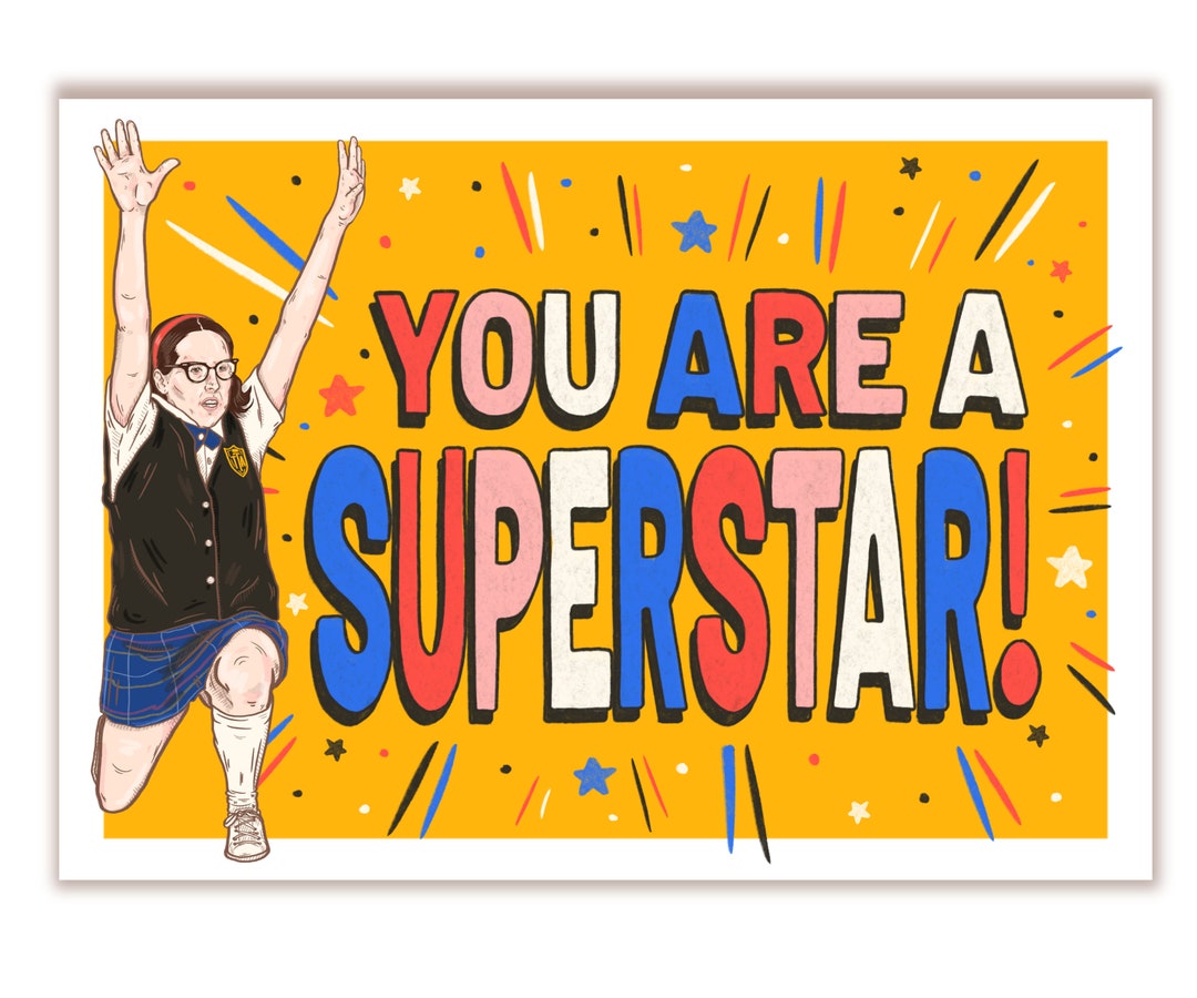 Superstar | SNL | Molly Shannon | Birthday Card - Etsy