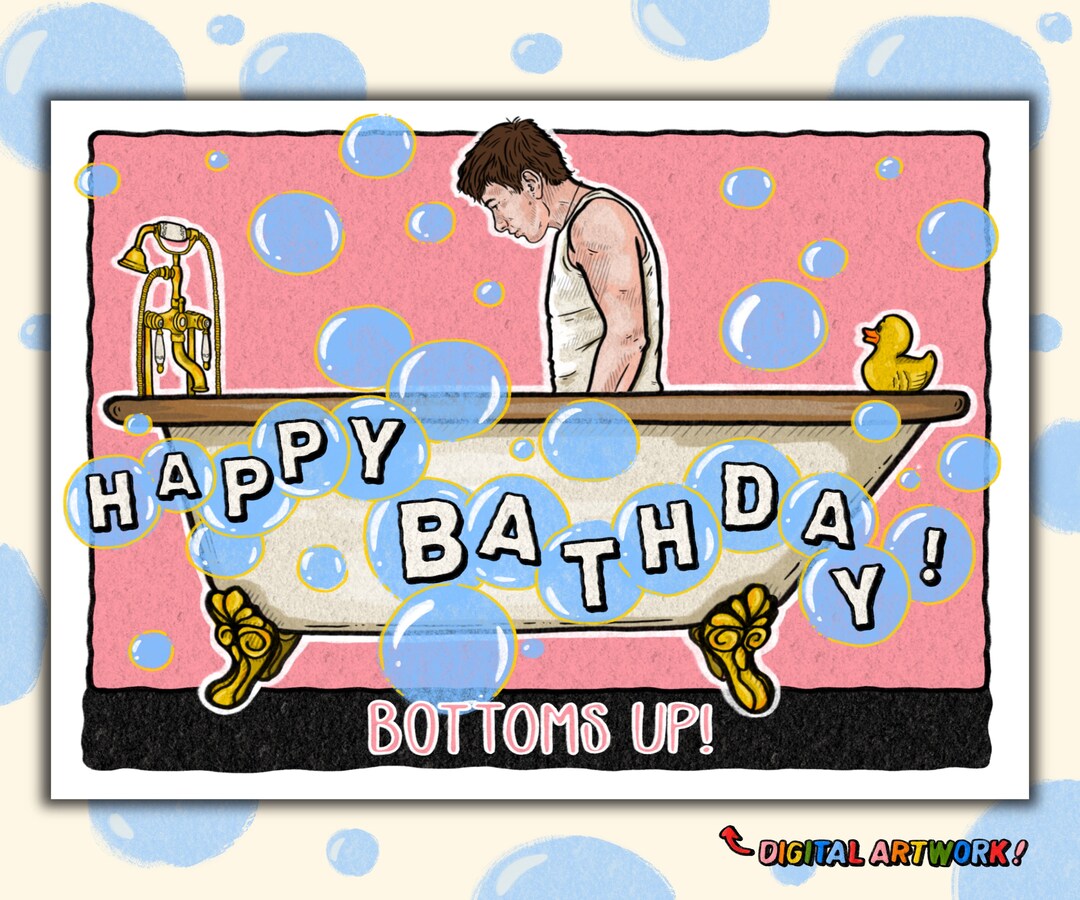 Saltburn Barry Keoghan Birthday Card - Etsy