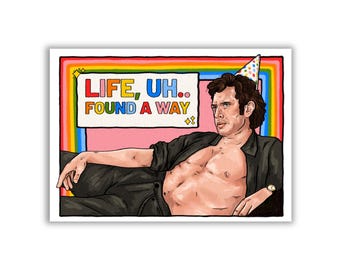 Jeff Goldblum | Jurassic Park | Birthday Card