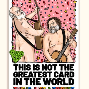 TENACIOUS D / Jack Black y Kyle Gass / Tarjeta de cumpleaños / *Descarga digital