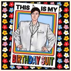 SPREEKKOPPEN | David Byrne | Verjaardagskaart | *Digitale download