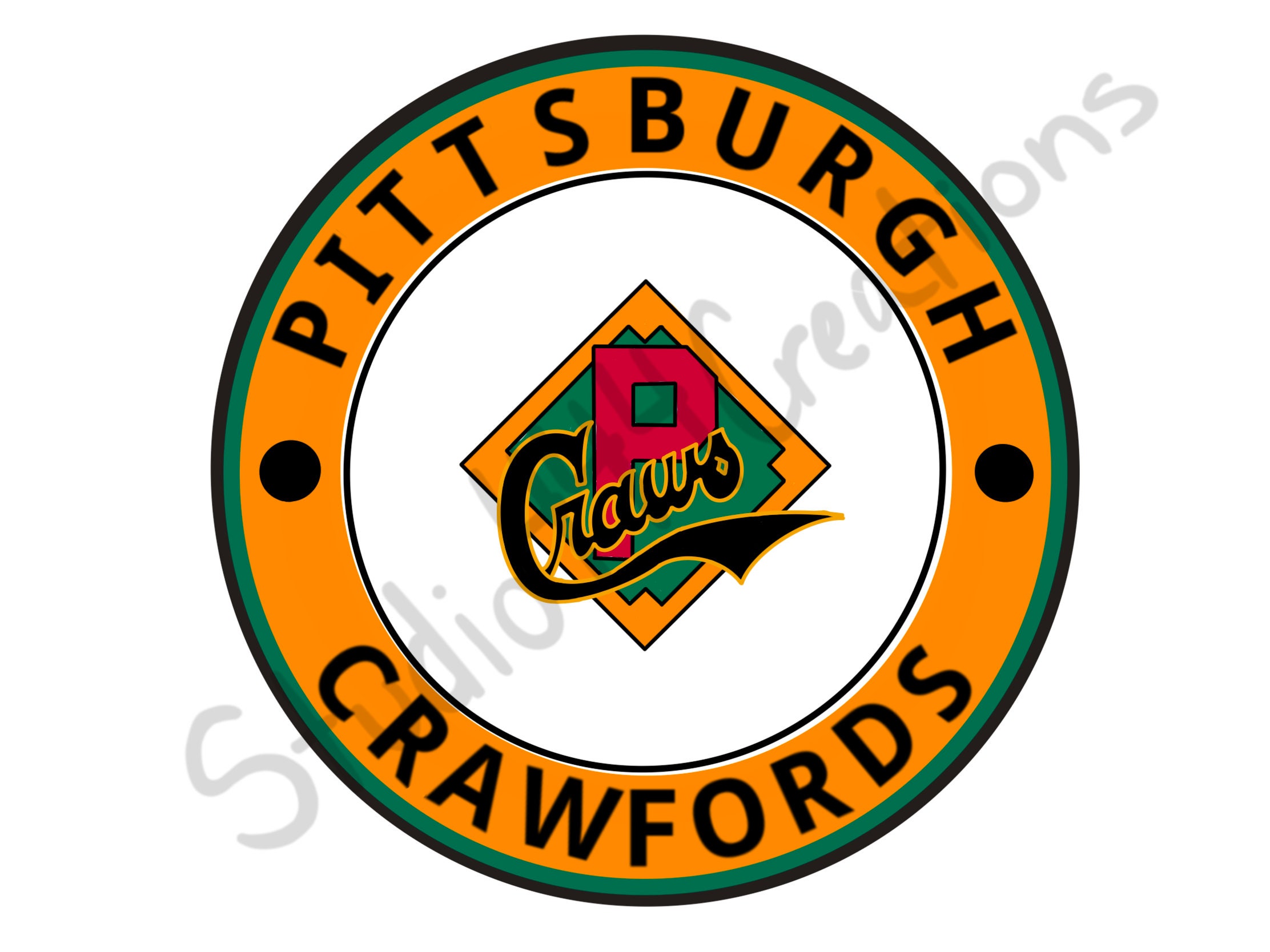 Pittsburgh Crawfords Svg and PNG Etsy