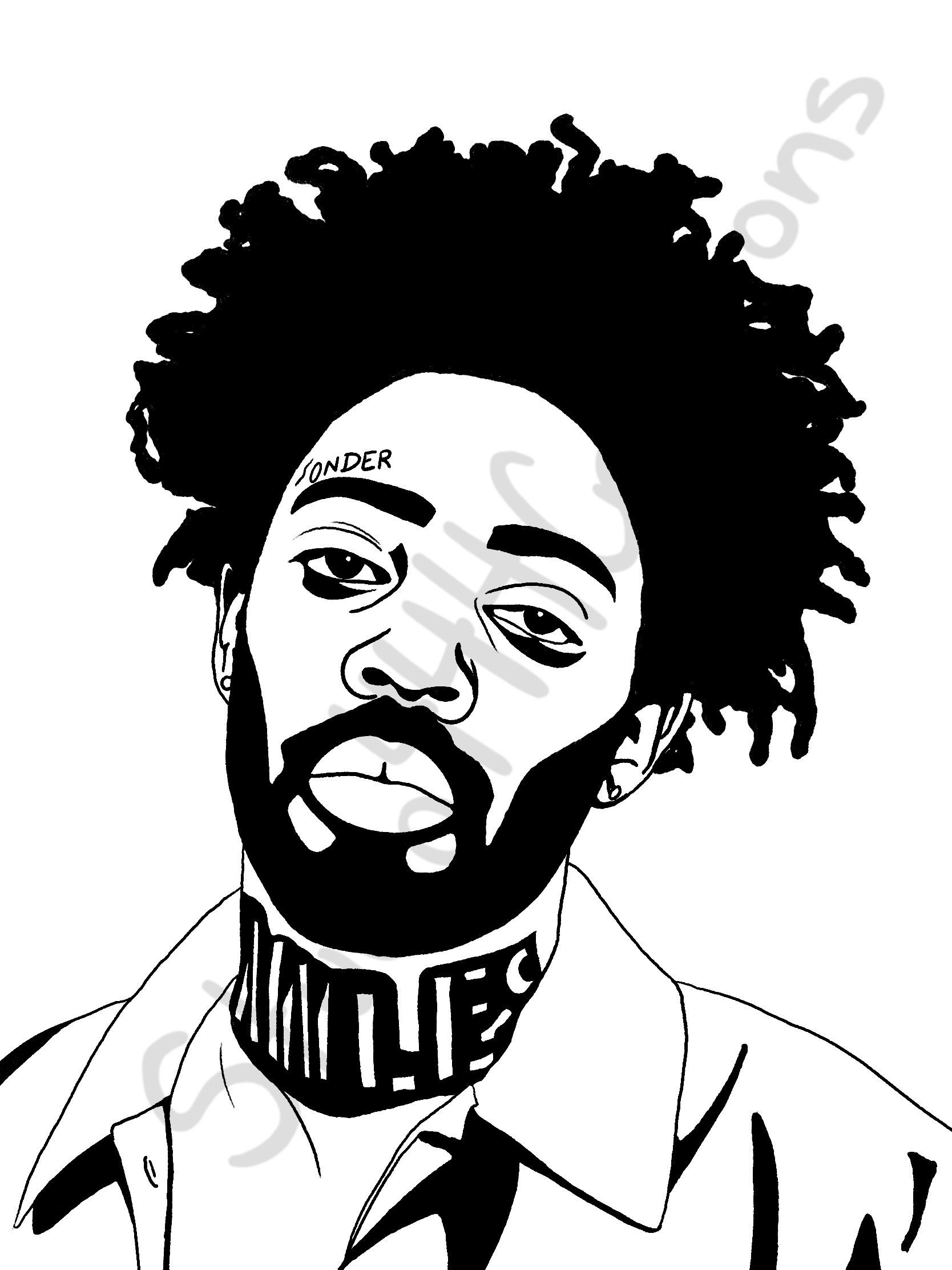 Brent Faiyaz Svg and PNG (Download Now) Etsy