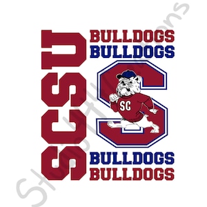 South Carolina State Bulldogs SVG | South Carolina State HBCU Graduation Cap Topper | College Decision Photo Prop | Digital Download PNG