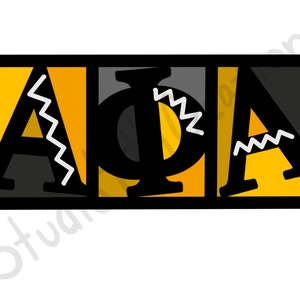 Bloque Alfa Phi Alfa Svg y PNG/Divine 9/HBCU