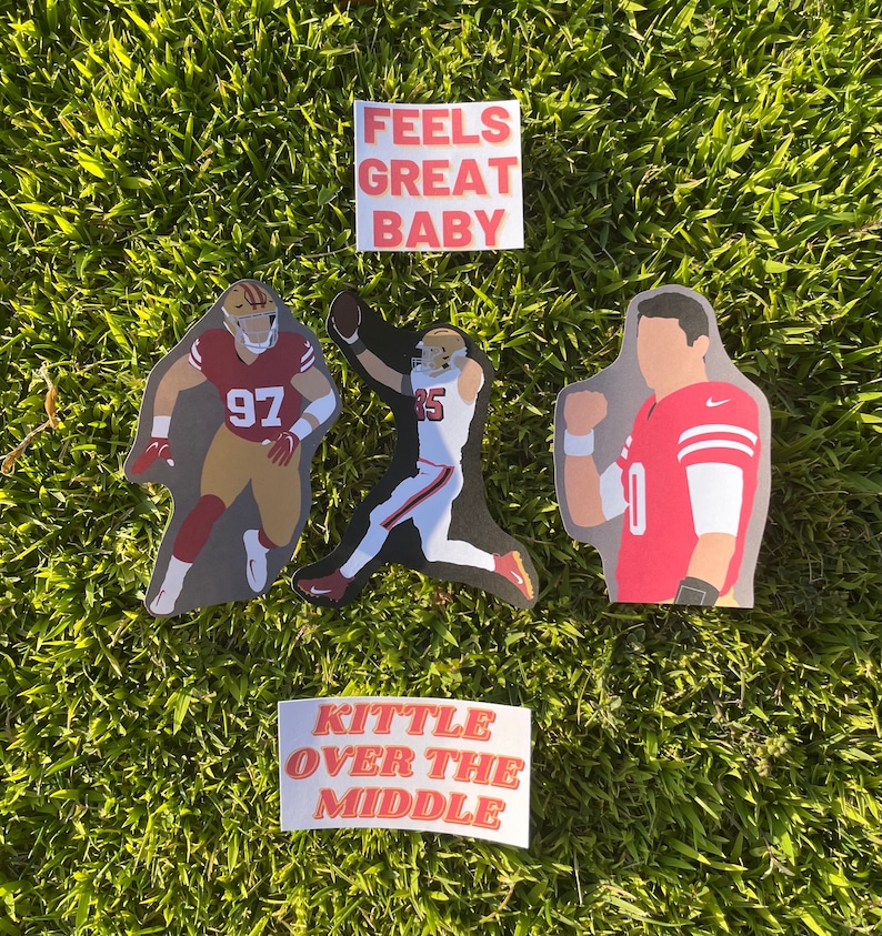 San Francisco 49ers Sticker Set 2021 - Etsy